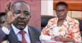 Collaged photos of Agriculture CS Mithika Linturi and Meru governor Kawira Mwangaza.